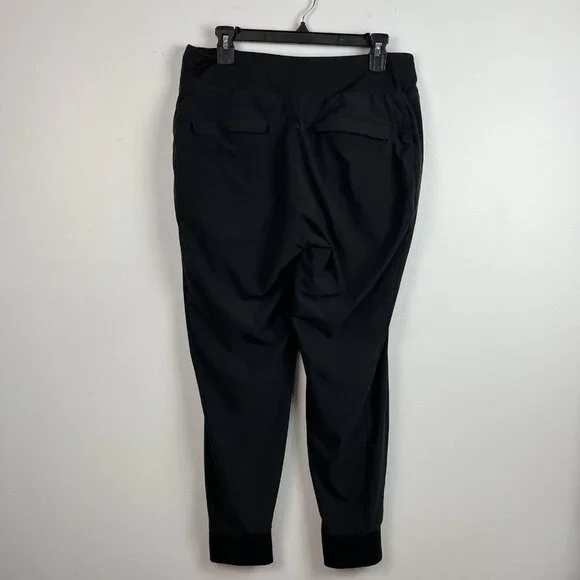 Athleta Trekkie North Jogger Pants Size 12 Black Pockets Athleisure Gorpcore - Picture 5 of 13